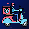 Pharmacy Delivery icon